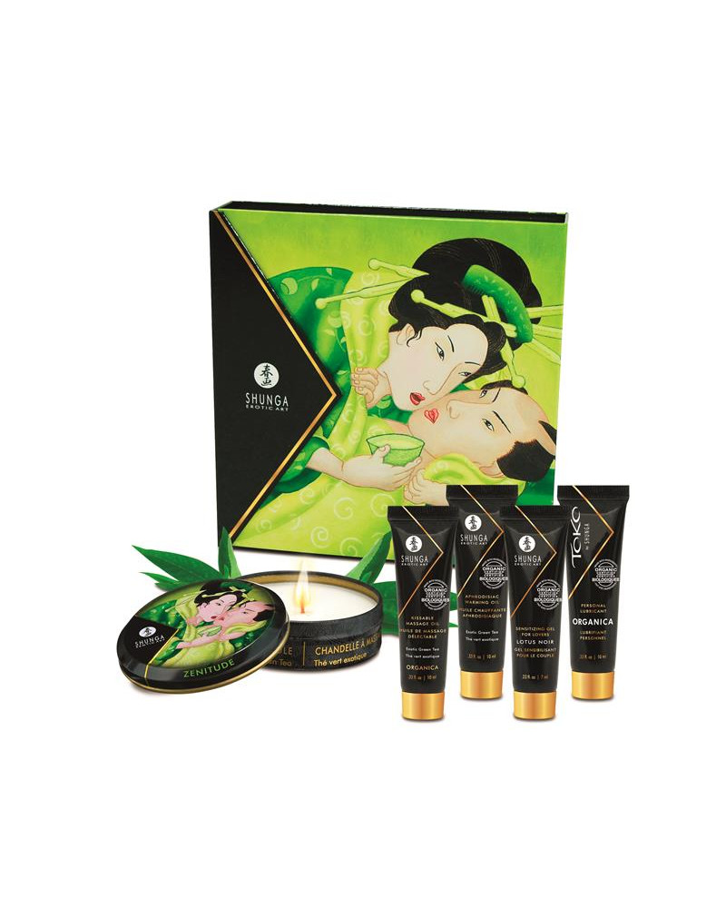 Shunga Kit Secretos de una Geisha Te Verde