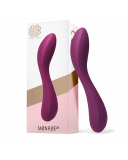 Monroe 20 Vibrador Silicona Liquida Inyectada USB Purpura