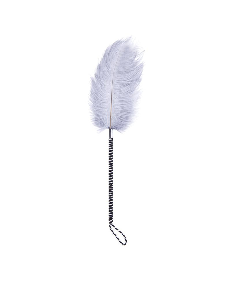 Plumas Estimuladoras 46 cm Blanco Negro