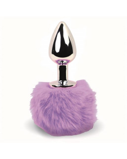 Bunny Tail Plug Anal con Cola Purpura