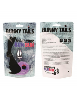 Bunny Tail Plug Anal con Cola Purpura