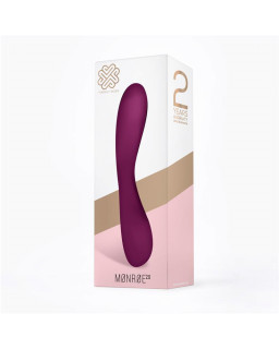 Monroe 20 Vibrador Silicona Liquida Inyectada USB Purpura