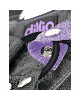 Dillio Arnes con Dildo de 19 cm Color Purpura