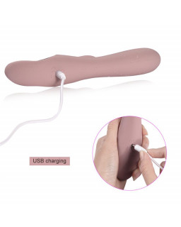 Vibrador Silicona USB Katerina 21 cm