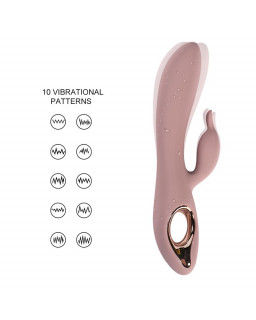 Vibrador Silicona USB Katerina 21 cm