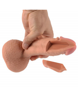 Dildo Silicona Doble Densidad Castiel 19 cm