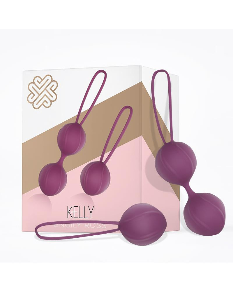 Kelly Bolas Kegel Silicona Pupura