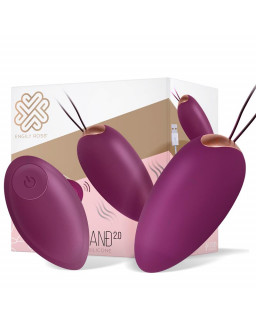 Garland 20 Huevo Vibrador Control Remoto USB Silicona Liquida Inyectada