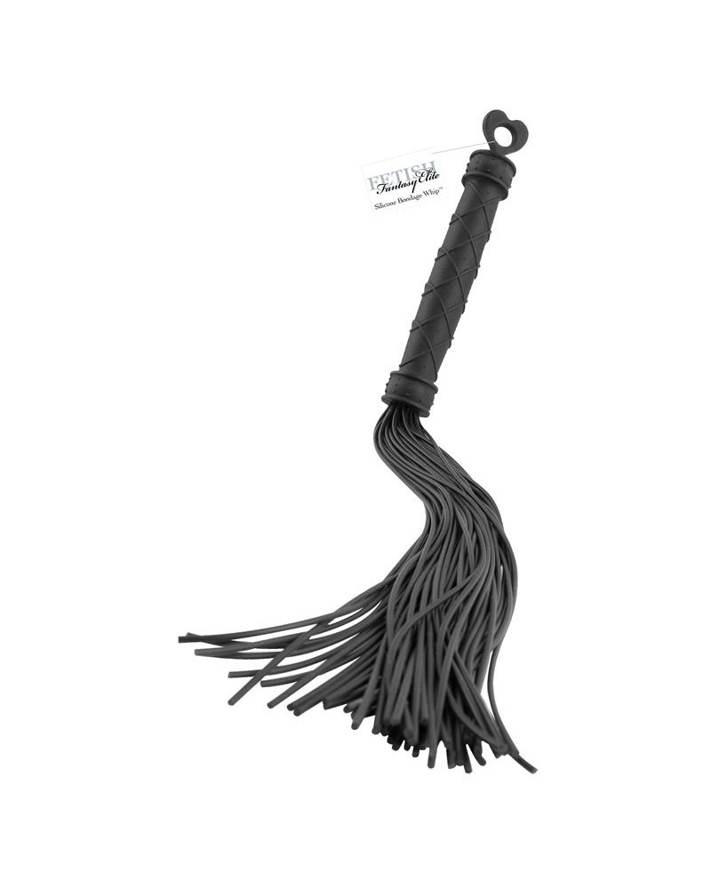 Fetish Fantasy Elite flogger de Silicona Negro