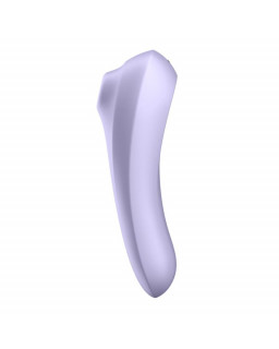 Dual Pleasure APP Vibrador y Succionador de Aire Pulsado Recargable Mauve