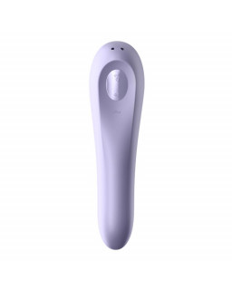 Dual Pleasure APP Vibrador y Succionador de Aire Pulsado Recargable Mauve