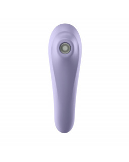 Dual Pleasure APP Vibrador y Succionador de Aire Pulsado Recargable Mauve