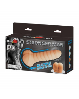 Funda para el Pene y Estimulador Stronger Man 86