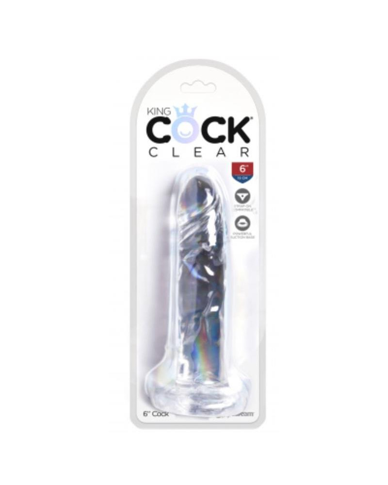 Dildo Realista 6 Transparente