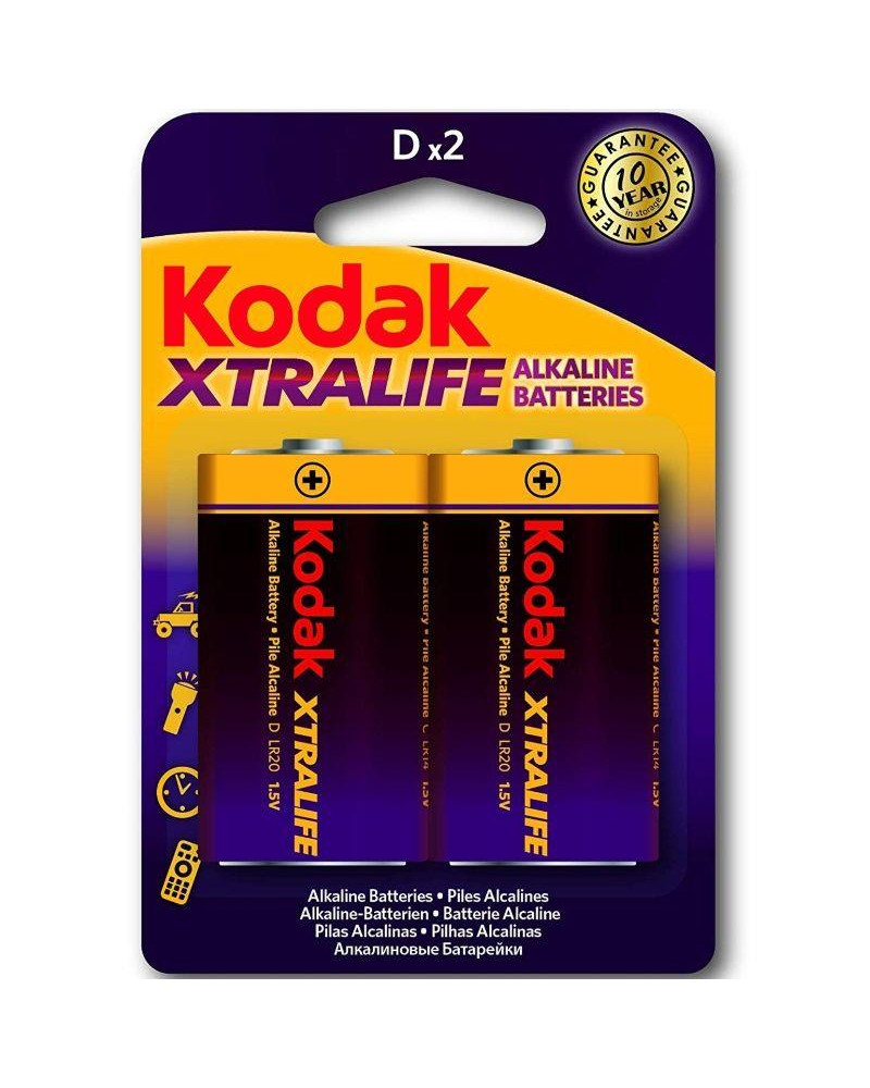 Xtralife Pila Alkalina D LR20 Blister de 2