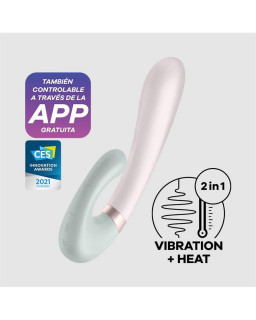 Heat Wave Vibrador con Efector Calor y APP Menta