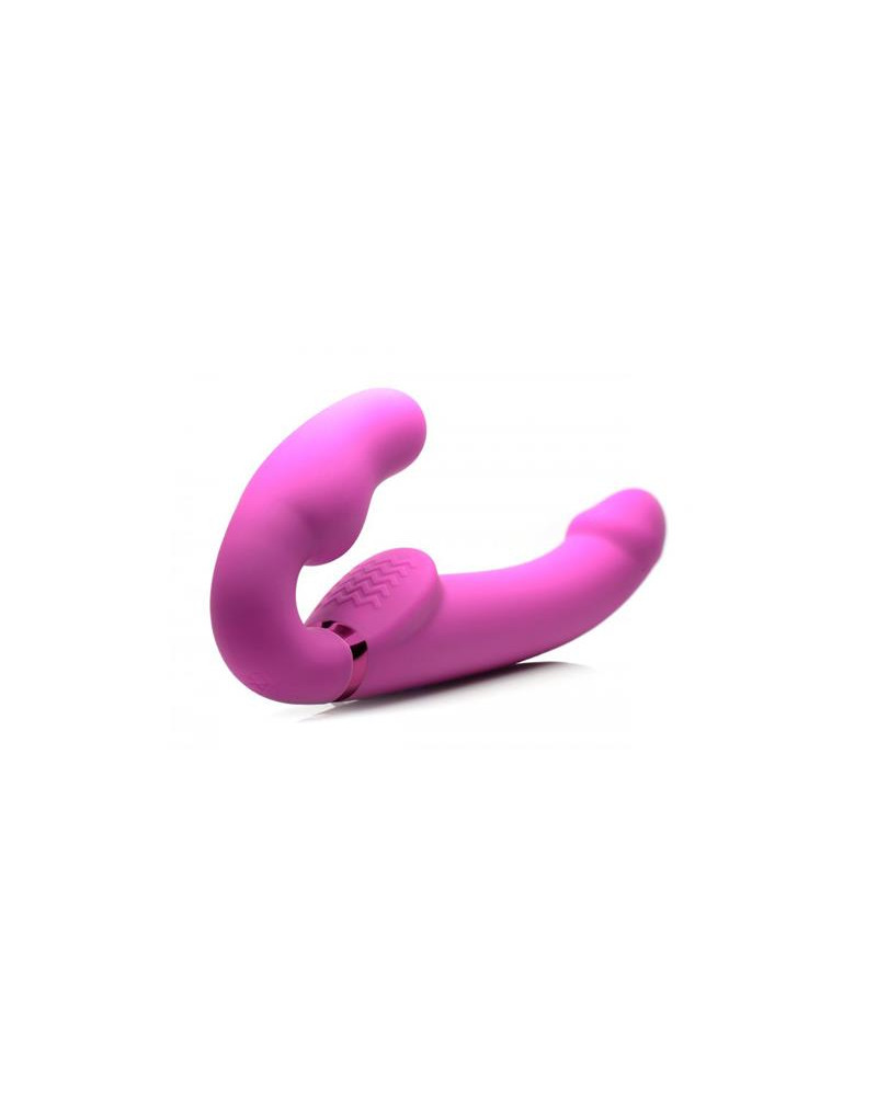 Inflatable Vibrador Doble Funcion Inflable Control Remoto Rosa