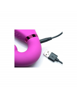 Inflatable Vibrador Doble Funcion Inflable Control Remoto Rosa