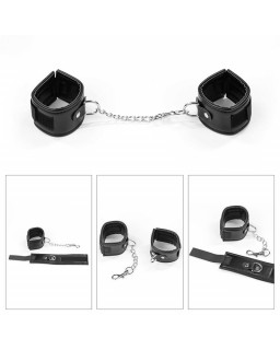 Kit Bondage Deluxe 4 Unidades Negro