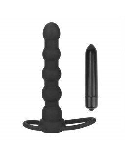 Plug Anal Double Prober con Vibracion Negro