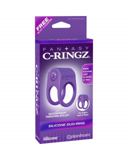 Fantasy C Ringz Anillo Vibrador Duo Purpura