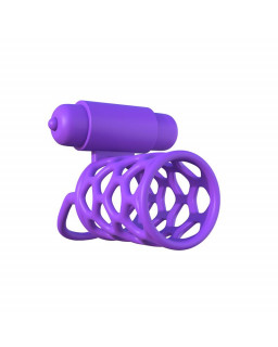 Fantasy C Ringz Anillo Vibrador Jaula para Parejas Purpura