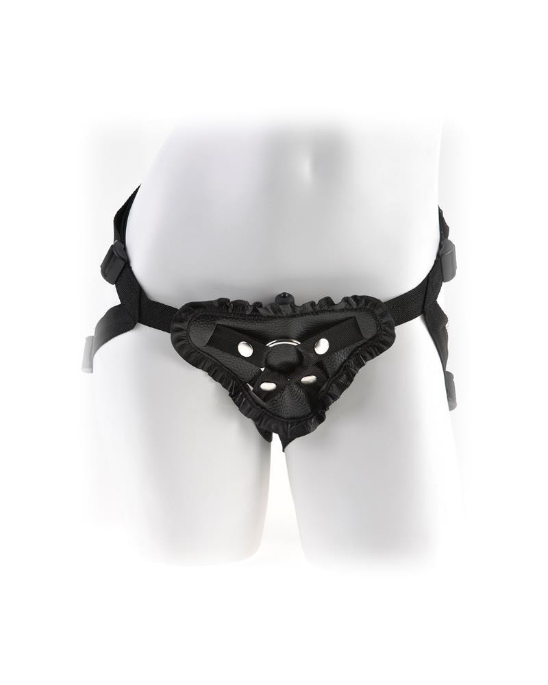 Fetish Fantasy Series Leather Lover s Harness Blac