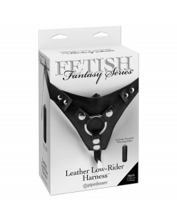 Fetish Fantasy Series Leather Low Rider Harness Bl