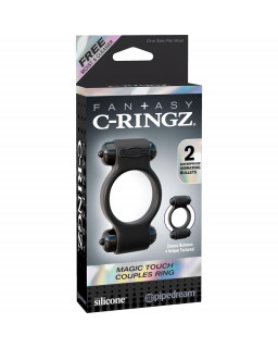 Fantasy C Ringz Anillo para PArejas Magic Touch Negro