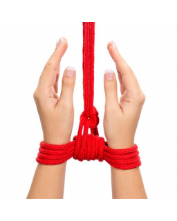 Cuerda Bondage Suave Rojo