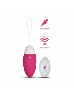 Huevo Vibrador iJoy Control Remoto USB Rosa