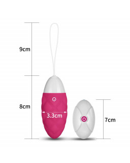 Huevo Vibrador iJoy Control Remoto USB Rosa