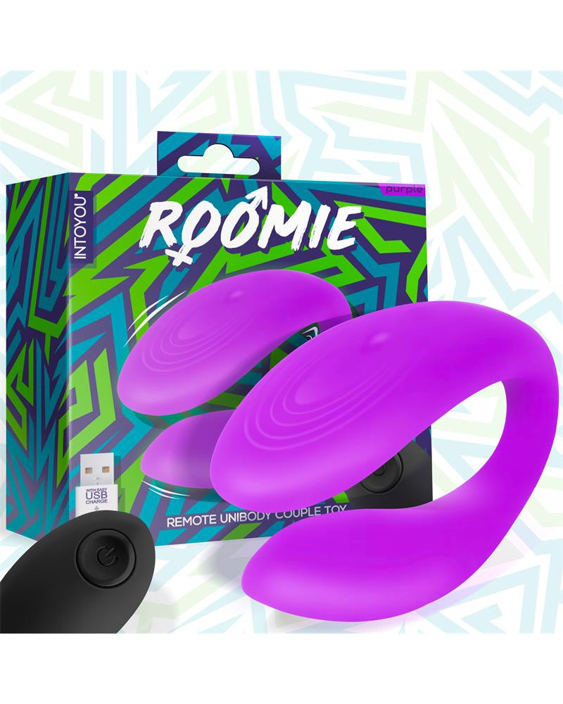 Roomie Vibrador para Parejas Silicona Liquida Unibody Control Remoto USB