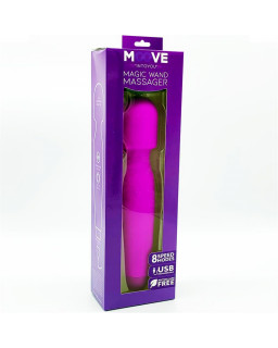 Magic Wand Masajeador Silicona Purpura