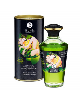 Shunga Aceite Afrodisiaco de Masaje Aroma Te Verde