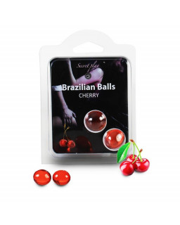 Secret Play Set 2 Brazilian Balls Aroma Cereza