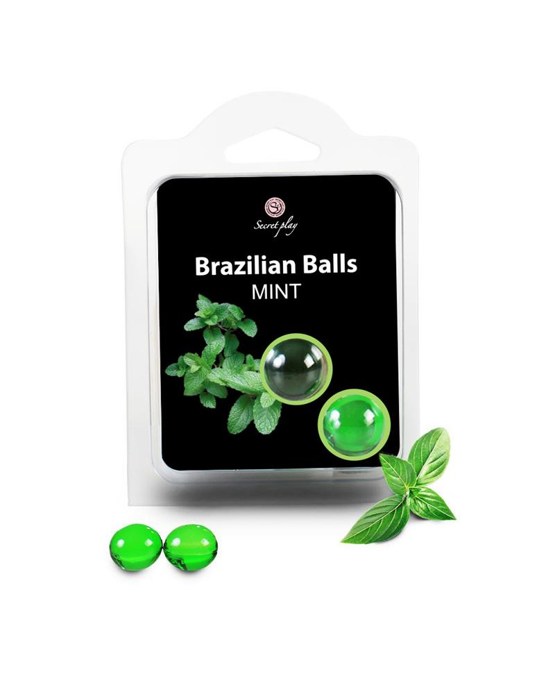 Secret Play Set 2 Brazilian Balls Aroma Menta