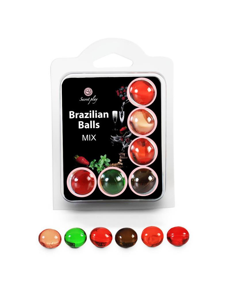 Secret Play Set 6 Brazilian Balls Aromas