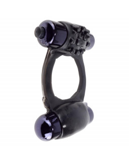 Fantasy C Ringz Super Anillo Duo Vibrador Negro