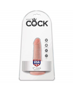 King Cock Pene de 5 Color Natural