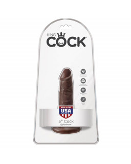 King Cock Pene de 5 Color Marron