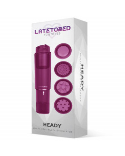 Heady Estimulador con 4 Cabezales Purpura