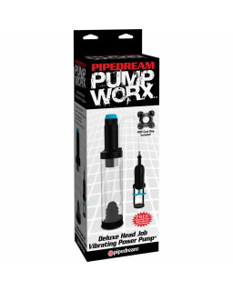 Pump Worx Succionador Vibrador Deluxe Head Job Color Negro