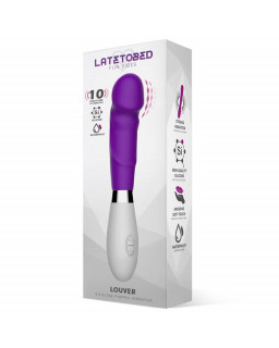 Louver Vibrador Silicona Purpura