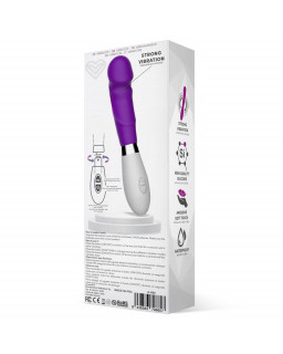 Louver Vibrador Silicona Purpura