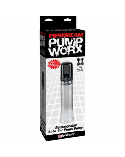 Pump Worx Succionador Rechargable Auto Vac Color Negro