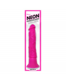 Neon Vibrador de Silicona Wall Banger Rosa