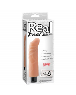 Real Feel Lifelike Toyz Vibrador No 6 Color Natural