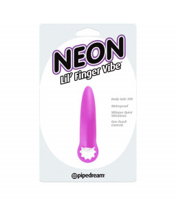 Neon Mini Vibrador Lil Finger Purpura