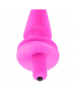 Neon Plug Anal Vibrador Rosa